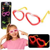 slomart Sončna očala V Obliki Srca Glow Stick, Rdeča, ki svetijo v temi