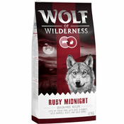 Wolf of Wilderness Ruby Midnight - govedina in zajec - 5 kg (5x1 kg)