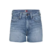 Tommy Jeans Jeans kratke hlače Hot Pant Bi8036 DW0DW20575 Modra Regular Fit