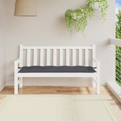 Jastuk za vrtnu klupu antracit 150 x 50 x 7 cm tkanina Oxford