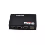 HDMI spliter 1x4 1080P ver1 4 sa napajanjem Linkom
