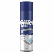Gillette Series Revitalizing gel za brijanje sa zelenim cajem 200 ml