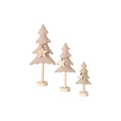 Dekorativno božično drevo Boltze Arvore 33/22/43 cm 3-pack