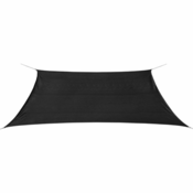 vidaXL Senčno Jadro HDPE Pravokotno 2x4 m Antracitno