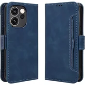 GS Preklopni ovitek za Oppo Reno 15 F/15 FS, reža za kartico, moder