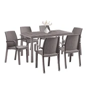 Set vrtnega pohištva Indy 6+1 cappuccino