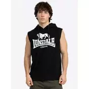 LONSDALE Majica Bignor črna/bela