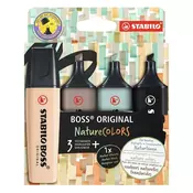 Izdavač STABILO Boss NatureColors 4 komada/set /B 70/4-2-5