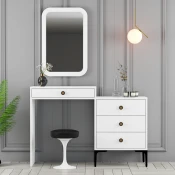 Hanah Home Komoda Lizbon 549 124x84,7x40cm Bela