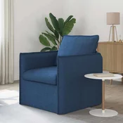 Vidaxl Kavč 60cm Modra Kovina