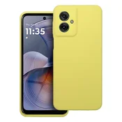 OEM Ovitek za Motorola G55 5G iz silikona, debeline 2 mm, rumene barve