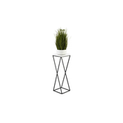 Stalak za cvece LOFT 70x24 cm crna/bela