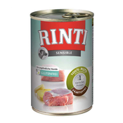 RINTI pasja hrana v konzervi Sensible (puran in krompir) 400g