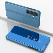 Etui ovitek s prednjim steklom za Samsung A55 5G, Moder