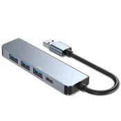Hub adapter Tech-Protect V0 5u1 - sivi