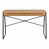 Pisalna miza z mizno ploščo v hrastovem dekorju 60x120 cm Blueton – Actona