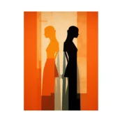 Canvas Slika na platnu Couple 2, 75 x 100 cm
