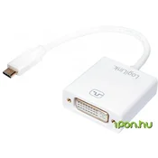 USB 3.1 Type C DVI-D transformator Bijela 14cm UA0245A