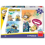 Dino - Puzzle 3x55 Mimoni - 40 - 99 kosov