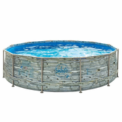 Swing Bazen ELITE STONE s kovinsko konstrukcijo 4.88x1.22 m, kamen