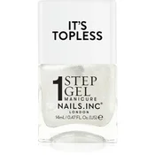 Nails Inc. It’s Topless gel lak za nohte za dolgoobstojen učinek odtenek Sydney 14 ml