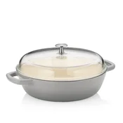 Kela Globoka litoželezna ponev CALIDO 28 cm, 3,8 l, siva