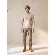 Sinsay - Pamucne slim chino pantalone - kafa