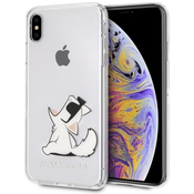 Karl Lagerfeld iPhone Xs Max hardcase transparent Choupette Fun (KLHCI65CFNRC)