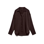 VERO MODA Bluza VMMiro temno rjava