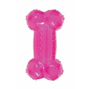 Zolux Igrača za pse kost BONE TPR POP 14cm roza