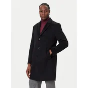 Tommy Hilfiger Volneni plašč MW0MW40768 Črna Regular Fit