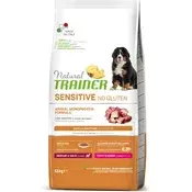 Trainer Natural Sensitive No Gluten Hrana Za Pse, Pacetina, Za Pse Srednjih I Velikih Rasa, Puppy&Junior, 12kg