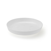 shumee Cvetlični krožnik Bel 19,7x2,9cm Plastika sijajna