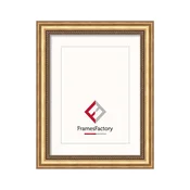 Dekoracyjna ramka barokowa 70 x 100 cm na zdjęcia, różowe złoto