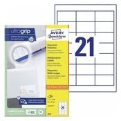 AVERY ZWECKFORM univerzalne etikete 3670, 64 x 36 mm, bele, 100 listov