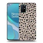 Silikonski črni ovitek za OnePlus 8T - Dots
