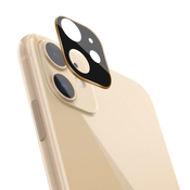 Zaščita kamere za Apple iPhone 11 Teracell, kovinska, zlata