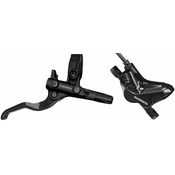 SHIMANO Brake hydr. MT420 BLMT4100/BRMT420 rear black Post Mount 1700mm hose + platen. D03S