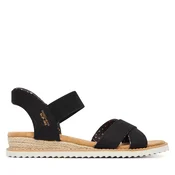 Skechers Sandali BOBS Desert Kiss - Golden Lily 114418/BLK Črna