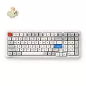 Mchose Bežicna mehanicka gaming tastatura K99 V2, Bela