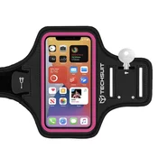 Športni etui za telefon Techsuit TH20 z nastavljivim trakom - roza