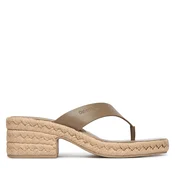Natikači Calvin Klein Block Heel Espa 50 Thong Lth HW0HW02902 Rjava