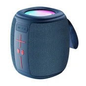 Bluetooth mini zvočnik Yesido YSW14 s 5 urnim predvajanjem, vrvico za prenašanje in RGB osvetlitvijo - moder