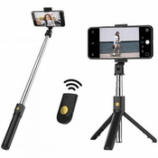 XO Bluetooth Tripod/Selfiestick SS08 with remote (SS08)