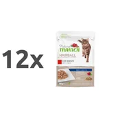 Natural Trainer Cat Hairball, vrečka - govedina - 85 g 12 x 85 g