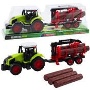 Traktor s prikolico HDS za prevoz lesa - Lean Toys