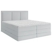 MID.YOU POSTELJA BOXSPRING 180 cm  x 200 cm , tekstil svetlo modra