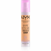 NYX Professional Makeup Bare With Me Concealer Serum hidratantni korektor 2 u 1 nijansa 06 Tan 9,6 ml