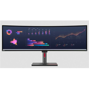 Lenovo 49 P49w-30 4k/IPS/2xHDMI/DP/USB-C/Zakrivljen/3Y,63DBRAT1EU monitor ( 0001307086 )