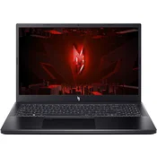 Gaming laptop Acer - Nitro V15 ANV15-51-72K9, 15.6, i7, 144Hz, RTX 3050, 64 GB RAM, crni
